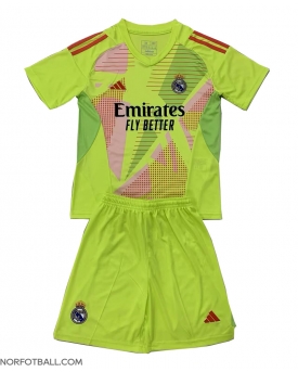 Billige Fotballdrakt Real Madrid Keeper Replika Tredjedraktsett Barn 2024-25 Kortermet (med bukser)